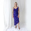 Y2K PURE SILK Asymmetric Velvet Burnout Galliano/Dior Vibe Dress