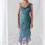 Y2K PURE SILK Shimmer Asymmetric Carrie Dress