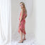 Y2K PURE SILK Asymmetric Velvet Burnout Galliano/Dior Vibe Dress