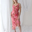 Y2K PURE SILK Asymmetric Velvet Burnout Galliano/Dior Vibe Dress