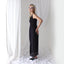 90s Luxury Double Layer Silk Staple Sleeveless Dress