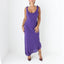 Sultry Y2K PURE SILK Plunge Ruffle Neck Bias Cut Dress