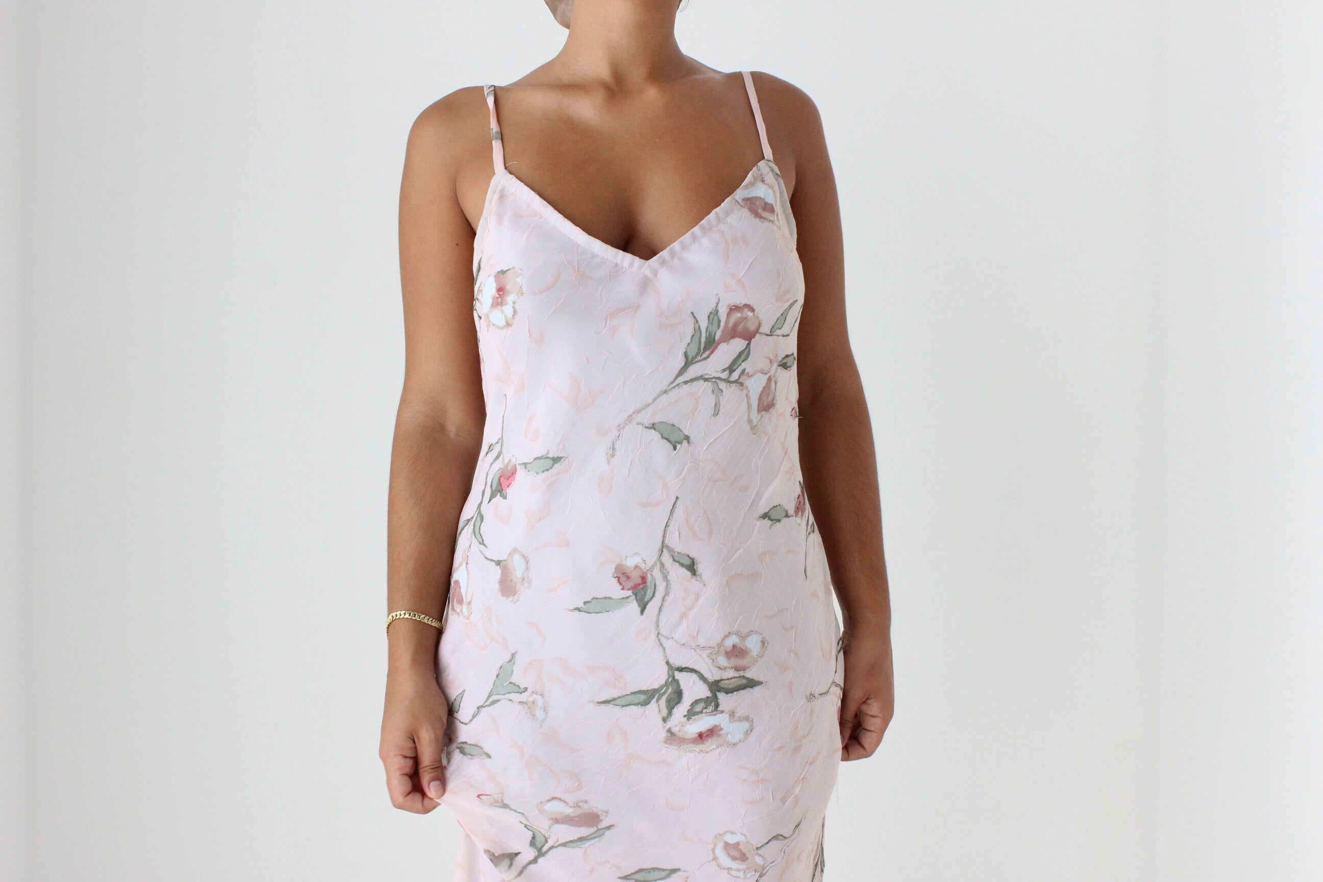 Y2K Dreamy Pastel Watercolour Crinkle Slip