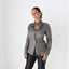 Y2K High Fashion Issey Style Stretch Fitted Popcorn Shirt
