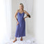 90s Pure Silk Bias Cut Slip Dress in Lilac