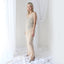90s Luxurious PURE SILK VELVET Floral Burnout Bias Cut Gown