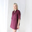 80s PURE SILK Aubergine Boxy Shirt