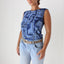 Y2K Denim Printed Patchwork Sleeveless Tank