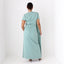 90s CALVIN KLEIN Mint Green Silk Minimal Gown