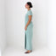 90s CALVIN KLEIN Mint Green Silk Minimal Gown