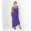 Sultry Y2K PURE SILK Plunge Ruffle Neck Bias Cut Dress
