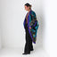 80s Historic Australian Designer Maximalist Rainbow Patchwork Batwing Kimono Jacket
