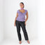 Y2K Lilac Stretch Fitted Tee Top