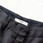 2000s PRADA Minimal Black Slim Trousers w/ Metallic Sheen