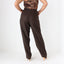 80s VALENTINO Vintage Pure Wool Relaxed Chocolate Trousers