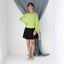 MADE IN ITALY 2000s Bubble Hem Mini Skirt
