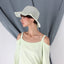 MADE IN ITALY Pastel Pure Cotton Organza Soft Brim Hat