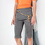MADE IN ITALY 2000s PRADA Grey Fitted Shorts