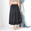 MADE IN ITALY 80s Raw Silk Circle Skirt