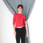 MADE IN ITALY 90s Fitted Glitter Mesh Top