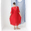 MADE IN GREECE 90s Cotton Gauze Smock Dress
