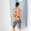 FOUND IN GREECE Y2K Pure Silk Ruffle Rose Cami