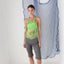 FOUND IN GREECE Y2K Deadstock Tie Dye Mesh Halter