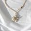 FOUND IN GREECE 90s Seashell Flower Choker