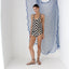 FOUND IN GREECE 2000s Dianne Von Furstenberg Chevron Stripe Beach Romper