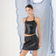 FOUND IN GREECE Y2K Deadstock Python Look Halter Top