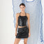 FOUND IN GREECE Y2K Deadstock Python Look Mini Skirt