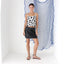 FOUND IN GREECE Y2K Deadstock Python Look Mini Skirt