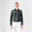 Y2K G-STAR RAW Cropped Denim Zip Up Moto Jacket