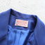 80s Pendelton USA Pure New Wool Cobalt Cropped Blazer Jacket