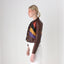 True 1970s One of a Kind Rainbow Leather Cropped Jacket