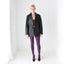 90s Jacqueline Farrer Lambskin Leather Classic Button Up Coat