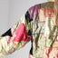 80s Metallic Patchwork Rayon Quilted Cropped Kimono Jacket
