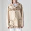 70s Camp Cowboy Leather Fringe Boxy Western Jacket