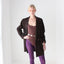90s Chocolate Wool & Cashmere Blend Coat