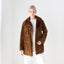 1970s Corduroy & Faux Fur Button Up Coat