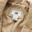 Minimal 90s LAMBSKIN Leather Buttery Soft Neutral Coat