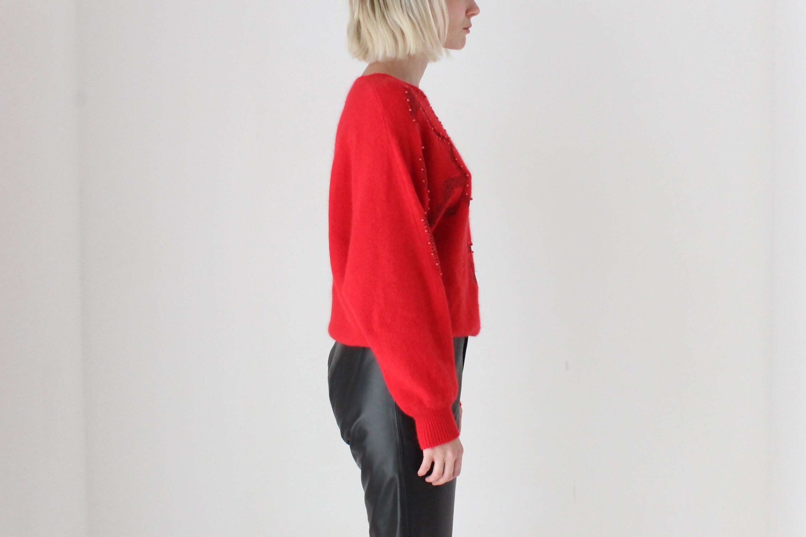 Cosy 80s Lambswool & Angora Sweater