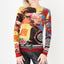 Y2K Archival JEAN PAUL GAULTIER Printed Mesh Top