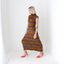 90s Hand Knit Mohair & Wool Maxi Dress