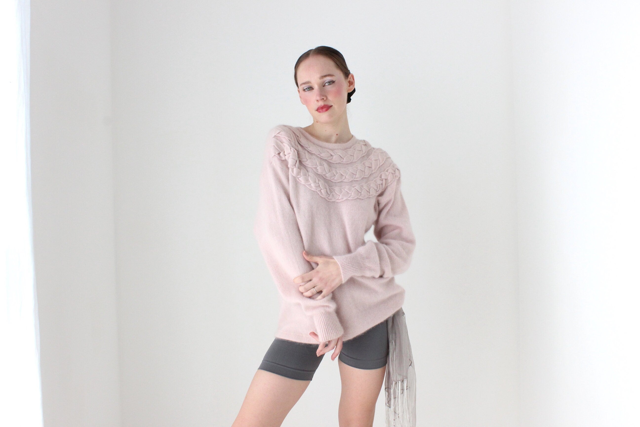 BALLETCORE 80s Soft Angora / Lambswool Sweater