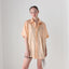 BALLETCORE 80s PURE SILK Ballet Pink Boxy Shirt