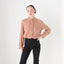 BALLETCORE 80s West German Designer Silk Blouse