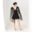 BALLETCORE Heavenly 80s Flutter Organza Cocktail Dress