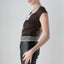 BALLETCORE Funky Y2K 3D Textured Bow Top