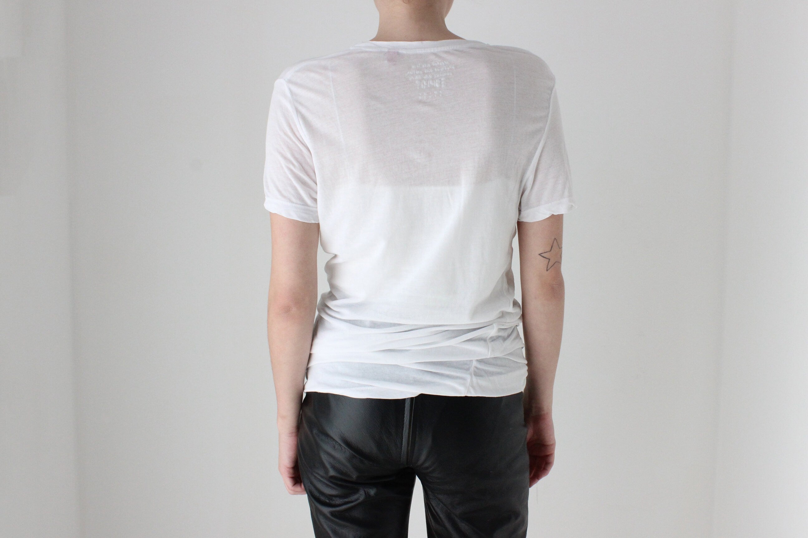 BALLETCORE Y2K Esprit Tissue Thin Crew Neck Tee